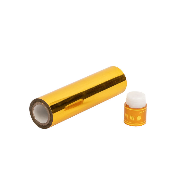 Gold foil For bottle capsule Hot stamping for plastics  Size 64cm*120m roll 2021 hot sale